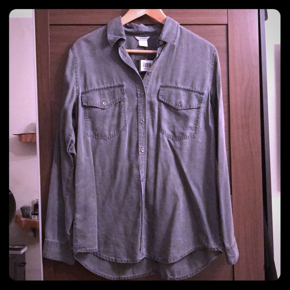 Men’s Tencel Casual Button Up long Sleeve